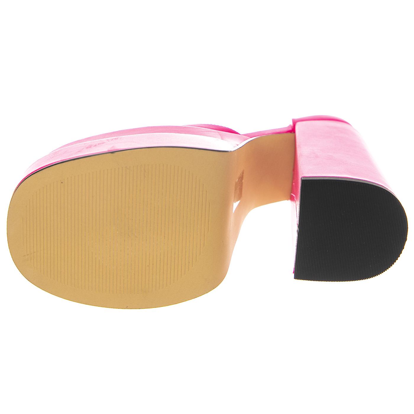 CHARLIZE PNK SATIN - Sandali con Tacco Quadrato e Plateau Donna Rosa SM-CHAR28S1PNK . STEVE MADDEN 