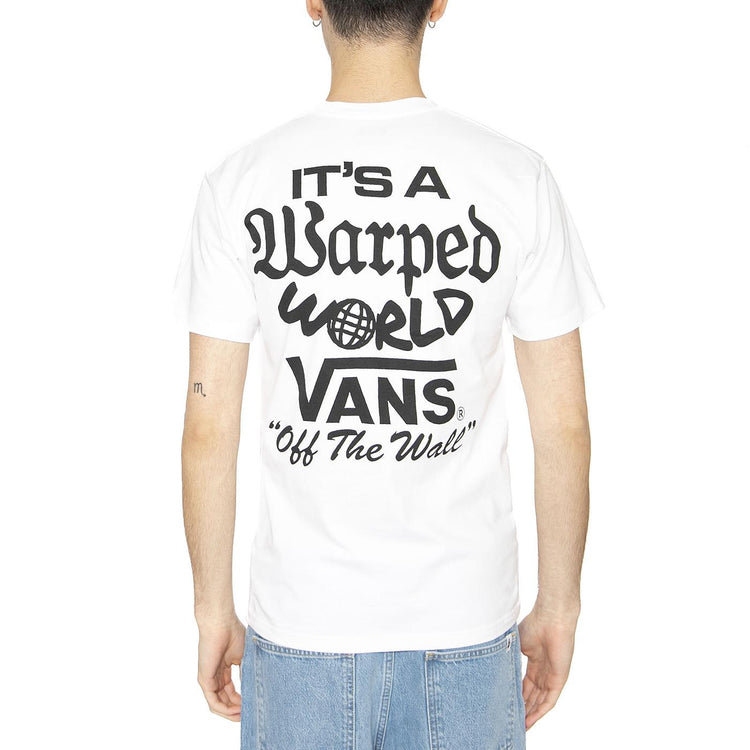 Warped World SS White - Maglietta Girocollo Uomo Bianca VN000M5EWHT1  VANS 