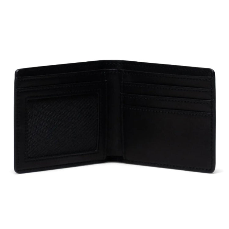 Hank Wallet Leather Black - Portafogli Nero 11151-00001-OS  HERSCHEL 