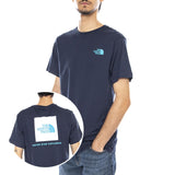 M SS Box NSE Tee Blau - Herren-T-Shirt mit Rundhalsausschnitt, blau, Herren, THE NORTH FACE