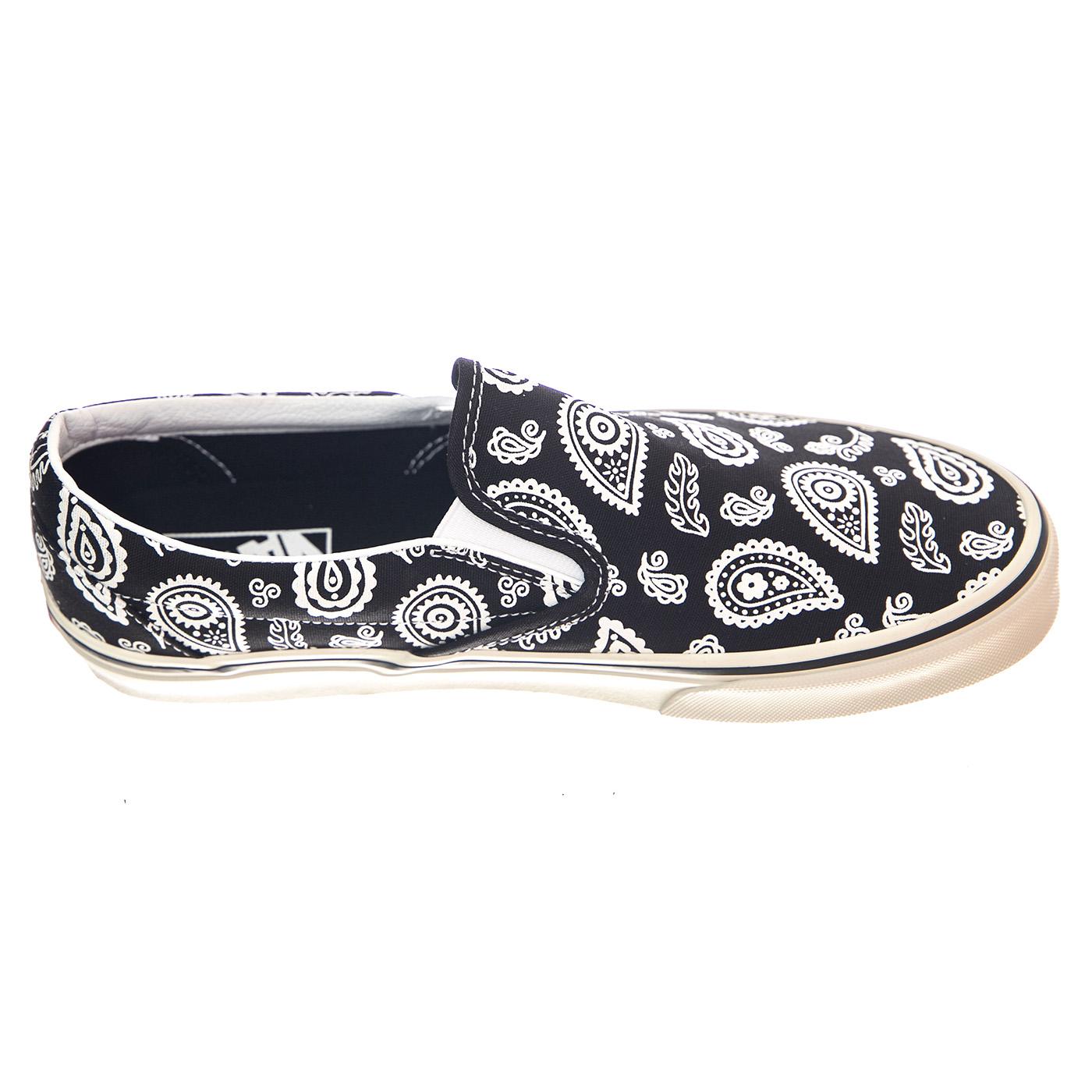 Classic Slip-On Prim Black - Scarpe Slip-On Profilo Basso Uomo Multicolore VN0009Q7BMA1  VANS 