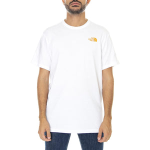 S/S Redbox Tee Eu TNF White / Ponderosa Green Large Halfdome Plaid Print - Maglietta Girocollo Uomo Bianca NF0A2TX283V1  THE NORTH FACE 