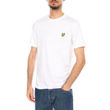 Plain - Crewneck-T-Shirt Herren Weiß Herren LYLE & SCOTT