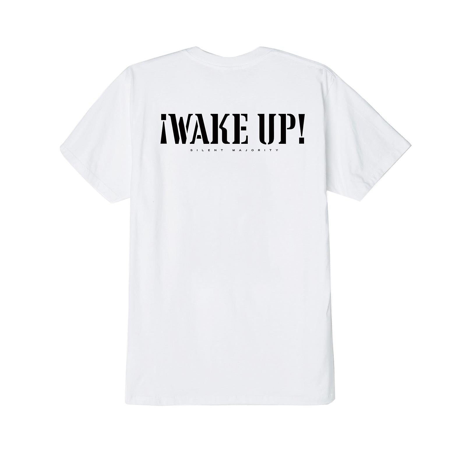 OBEY WAKE UP SILENT MAJORITY WHITE 165361698-WHT  OBEY 
