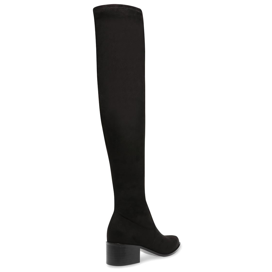 SADIE BLACK  MICROSUEDE - Stivale Donna Nero SMSSADIE-BLK . STEVE MADDEN 