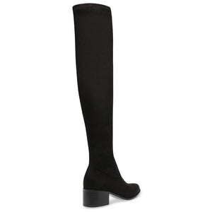 SADIE BLACK  MICROSUEDE - Stivale Donna Nero SMSSADIE-BLK . STEVE MADDEN 