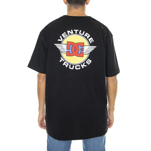 DC x Venturecousa HSS KVJ0 - Maglietta Girocollo Uomo Nera ADYZT05123-KVJ0  DC 