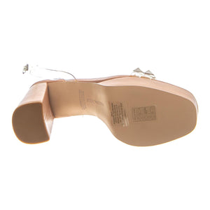 LOCKETT CLEAR NUDE - Sandalo Donna Clear SMSLOCKETT-CLE . STEVE MADDEN 