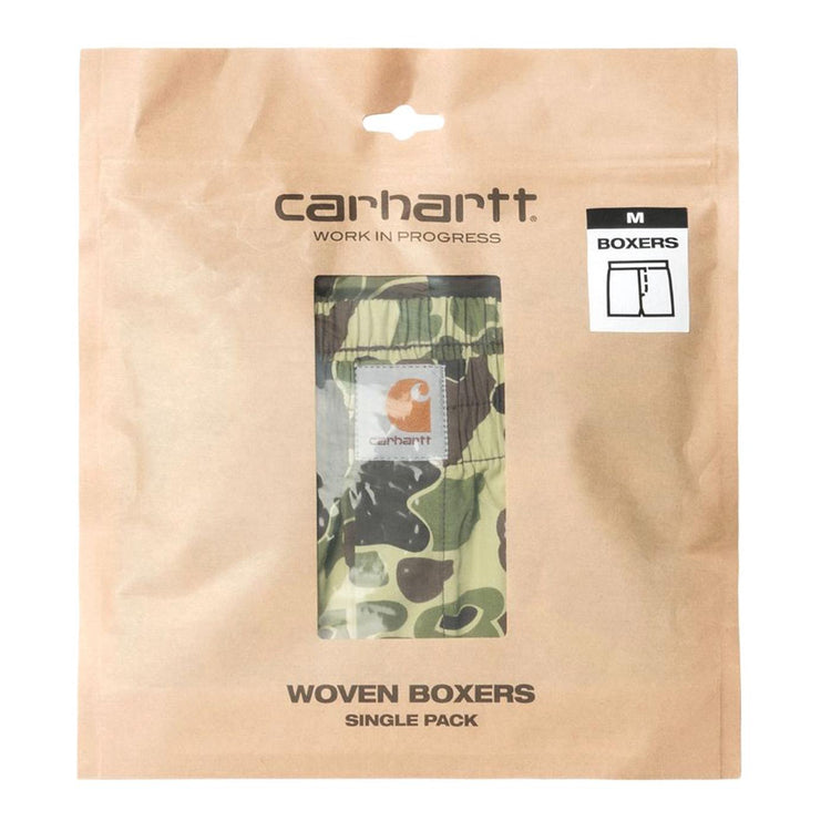 Cotton Boxer Camo Duck, Green - Boxer Uomo Camo Multicolore I032355.2EQXX  CARHARTT WIP 