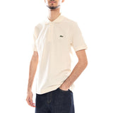 LACOSTE Herren-Poloshirt mit kurzen Ärmeln – Weiß