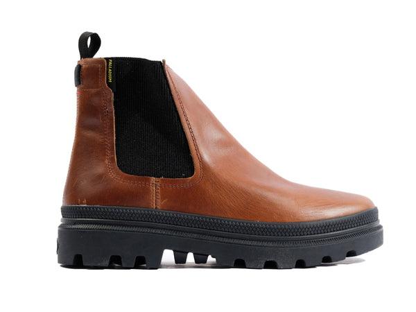 Pallatrooper Chelsea Brown - Scarpe Profilo Alto Uomo Marroni PAS08915-214-M  PALLADIUM 