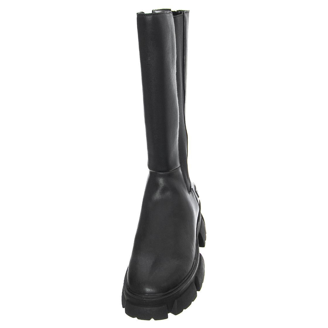 TRANSCEND BLACK LEATHER - Stivale Donna Nero SMSTRANSCEND-BLK . STEVE MADDEN 