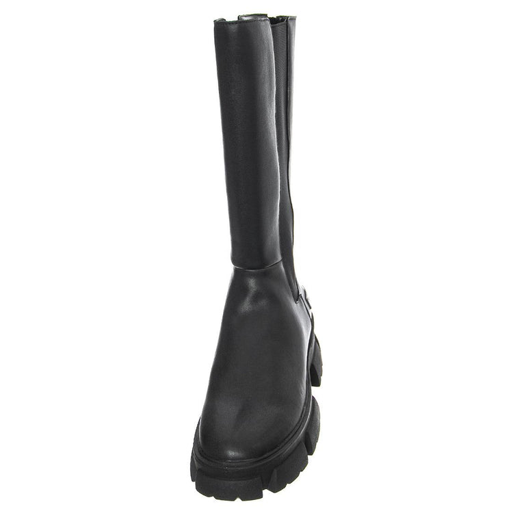 TRANSCEND BLACK LEATHER - Stivale Donna Nero SMSTRANSCEND-BLK . STEVE MADDEN 