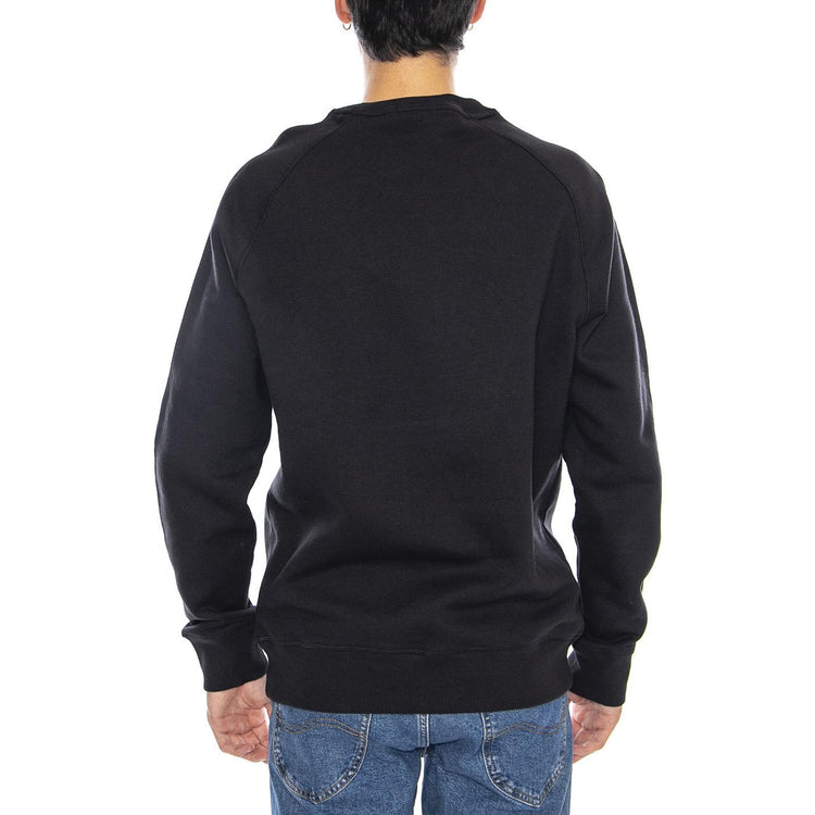 Exeter River Brushed Back Crew Sweatshirt Black - Felpa Girocollo Uomo Nera TB0A2BN KX651 TIMBERLAND 
