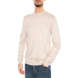 Onswyler Life Reg 14 LS Crewknit Noos Silver Lining – Herren-Rundhalspullover Beige Herren ONLY & SONS