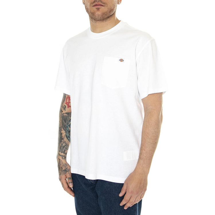 Luray Pocket Tee SS White - Maglietta Girocollo Uomo Bianca DK0A4YFCWHX1  DICKIES 