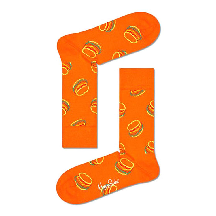Lunch Time Sock - Calzini Arancioni LUT01-2700 . HAPPY SOCKS 