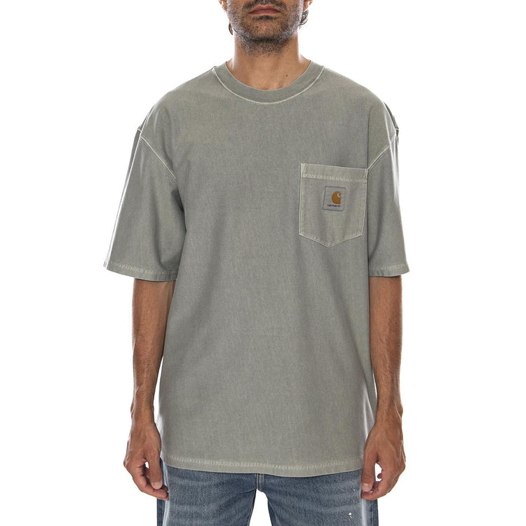 S/S LOOSE POCKET T-SHIRT SHADY GREEN - Maglietta Girocollo Uomo Verde I036863 3RFGD CARHARTT WIP 