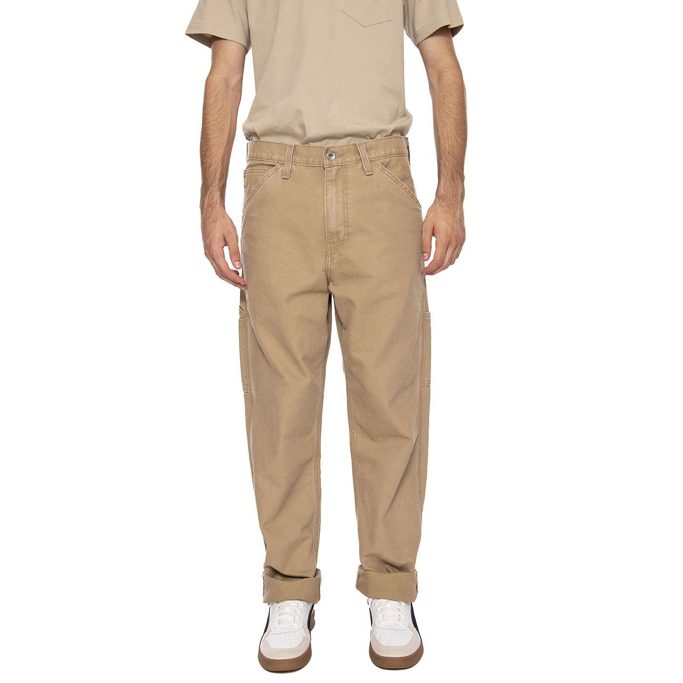 568 Loose Straight Caarpenter Tiger's Eye Can Brown - Pantaloni Uomo Marroni 55849-0067 . LEVIS 