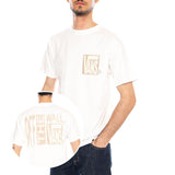 Stretch Stack Crackle S White - Crewneck T-Shirt Herren Weiß VANS