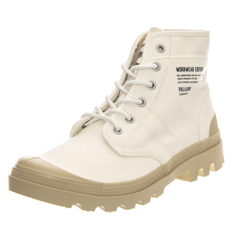 Pallabrousse WW Cream White - Scarpe Profilo Alto Uomo Bianche PAS78564-180-M  PALLADIUM 