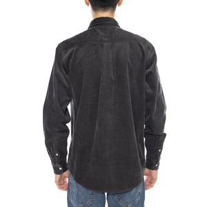 L/S Madison Cord Shirt Graphite / Graphite -- Camicia Uomo Grigio Scuro I029958.2F9XX . CARHARTT WIP 