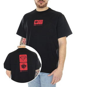 Tab Tee Black - Maglietta Girocollo Uomo Nera 23SITS09-BLACK  IUTER 