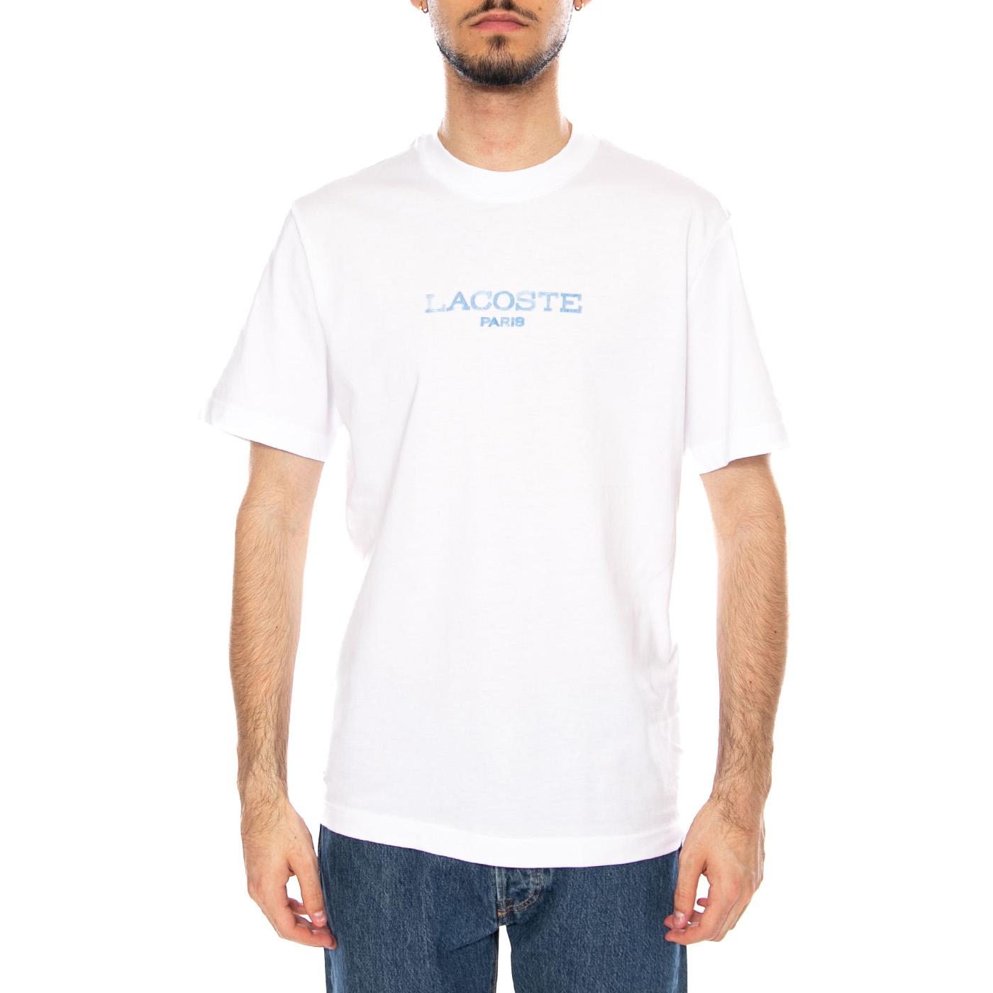 T-SHIRT WHITE - Maglietta Lacoste Girocollo Uomo Bianca TH1435 001 LACOSTE 
