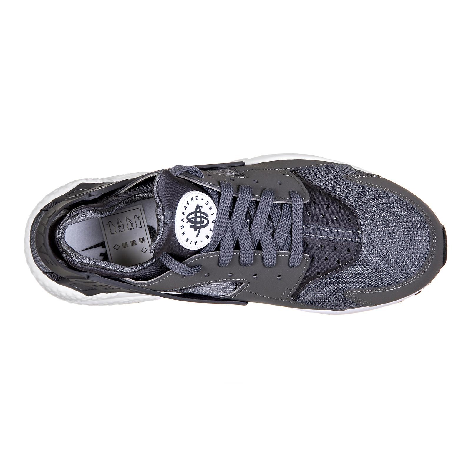 NIKE AIR HUARACHE DARK GREY/DARK GREY-WHITE-BLACK 93421_4  NIKE 
