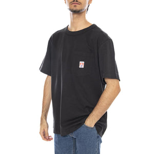 Pocket Tee Faded Black - Maglietta Girocollo Uomo Nera 112371498  WRANGLER 