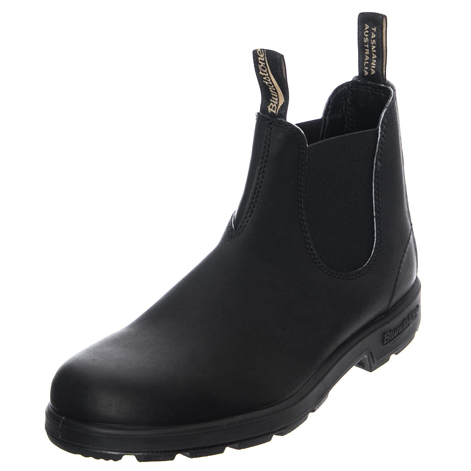 585 Chelsea Boot - Waxed Nubuk Leather - Stivaletti Unisex Neri 252 510 BLUNDSTONE 