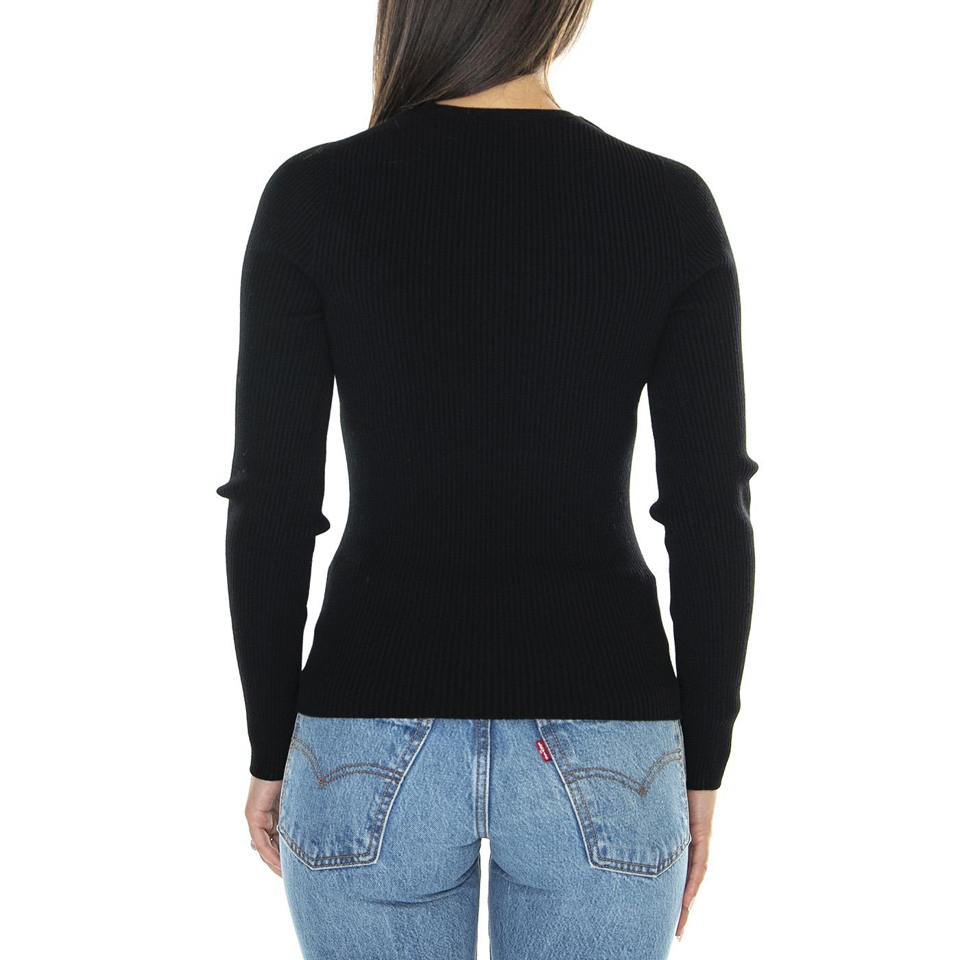 Pullover AF0625-031 - Maglione Donna Nero AF0625-031  LACOSTE 