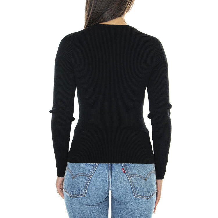 Pullover AF0625-031 - Maglione Donna Nero AF0625-031  LACOSTE 