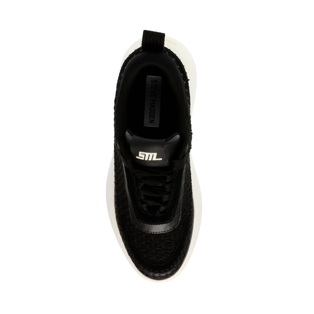 Doubletake Black - Scarpe Stringate Profilo Basso Donna Nere SMPDOUBLETAKE-034  STEVE MADDEN 