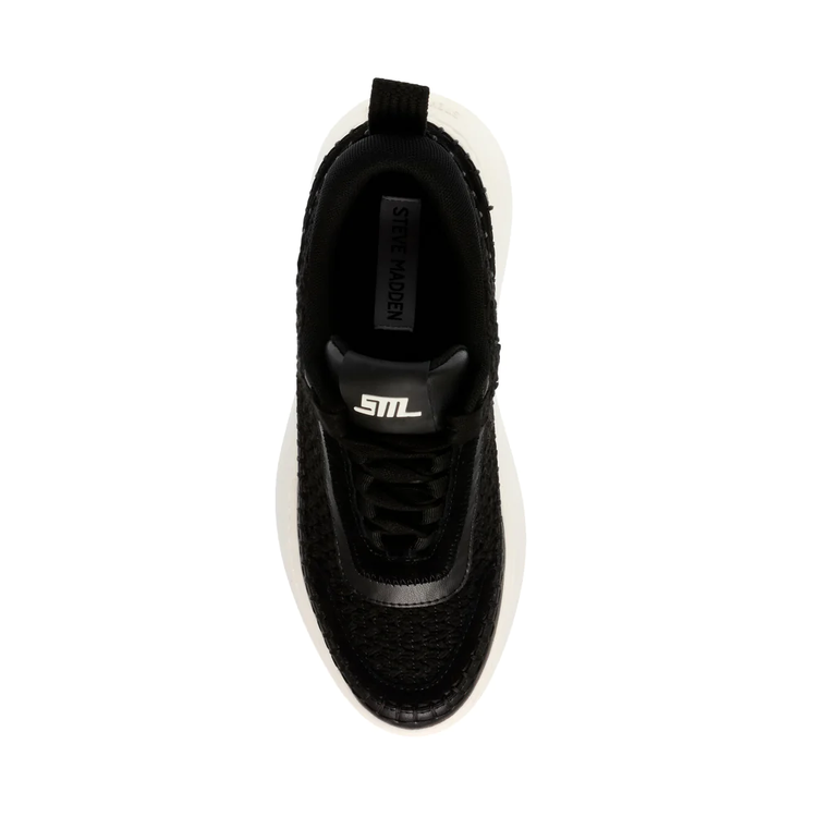 Doubletake Black - Scarpe Stringate Profilo Basso Donna Nere SMPDOUBLETAKE-034  STEVE MADDEN 