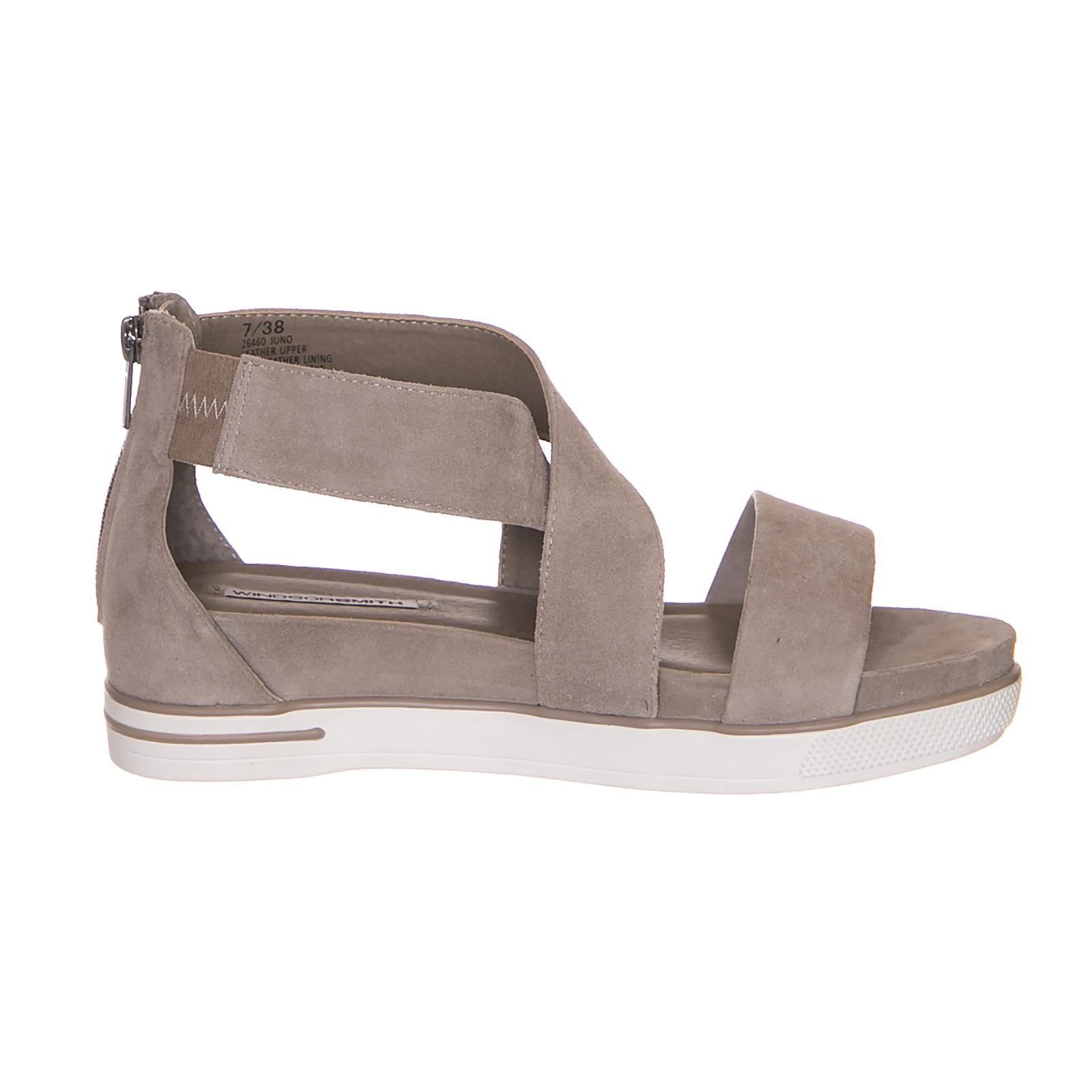 Juno Sandals - Taupe - Sandali Donna Grigio WSSJUNO-TRT  WINDSOR SMITH 