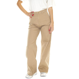 W' Jens Pant Dusty H Brown /stone washed - Pantaloni Donna Marroni I032257.07E06  CARHARTT WIP 