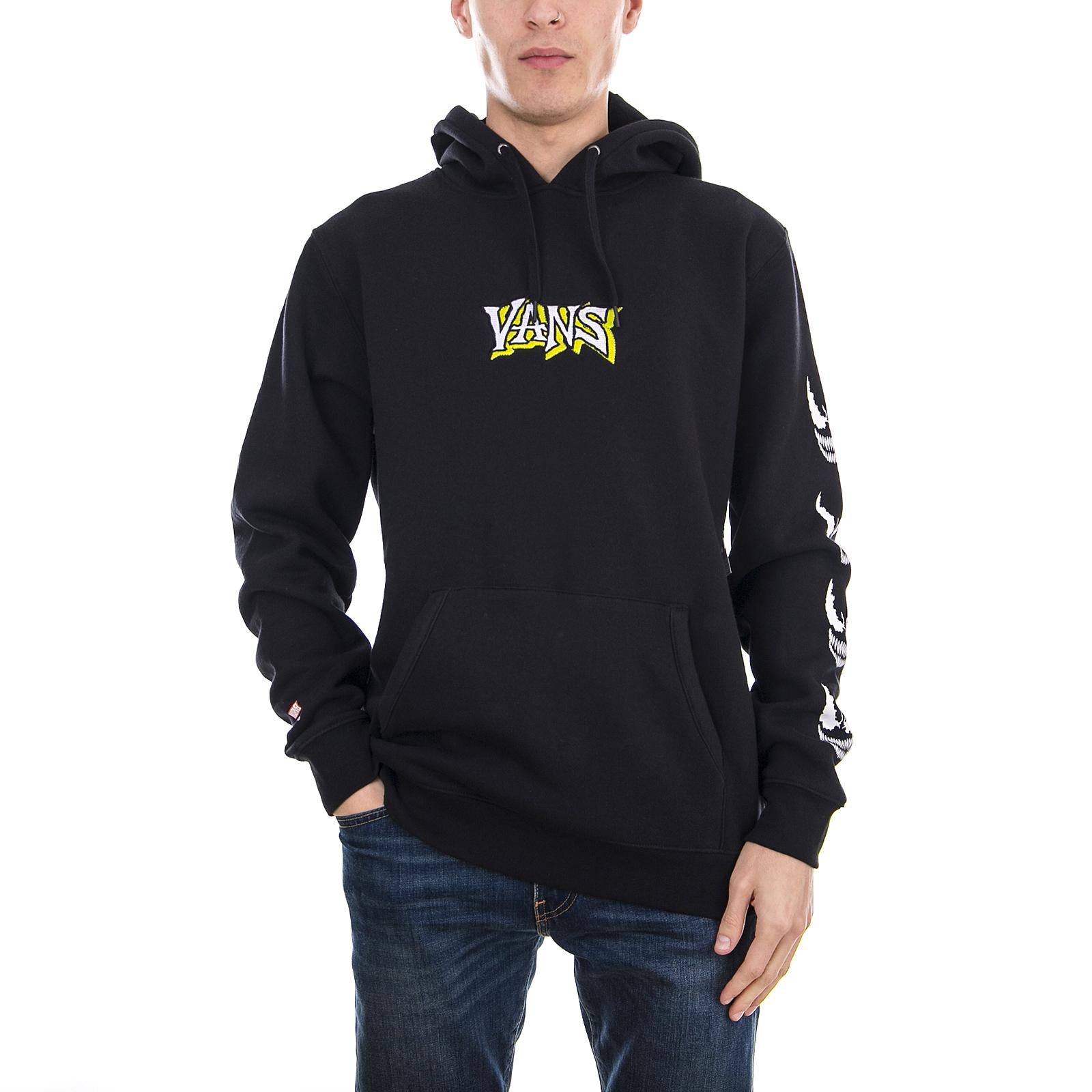 MN VANS X MARVEL PULLOVER HOODIE - Black VA3HPWBLK  VANS 