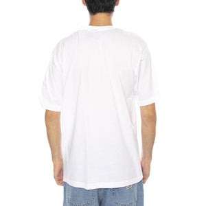 Banksy SS Relax Tee Bright White - Maglietta Girocollo Uomo Bianca con stampa Banksy 22035158-4825923  ONLY & SONS 