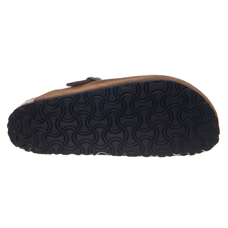 Boston SFB Dark Tea, Suede Leather - Sandali Uomo Marroni 1030861 DRT BIRKENSTOCK 