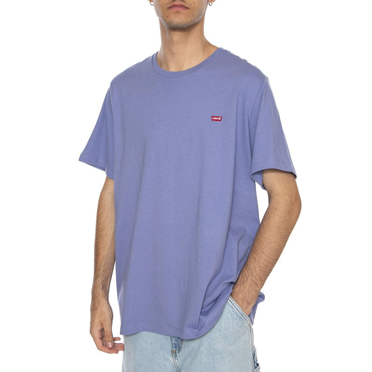 Levi's Ss Original Hm Tee Modrá - Maglietta Girocollo Uomo Viola 56605-0228  LEVIS 
