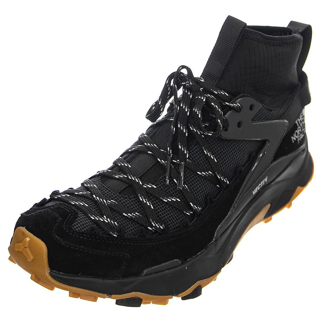 M Vectiv Taraval Peak Tnf Black / Asphalt Grey - Scarpe Stringate Profilo Alto Uomo Nere NF0A5LVKKT01  THE NORTH FACE 