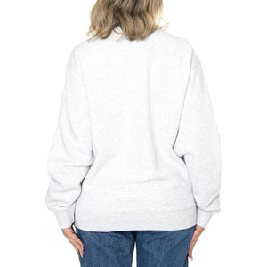 W' Carhartt Sweat Ash Heather / Dusty Rose - Felpa Girocollo Donna Grigia I033647.2J5XX  CARHARTT WIP 