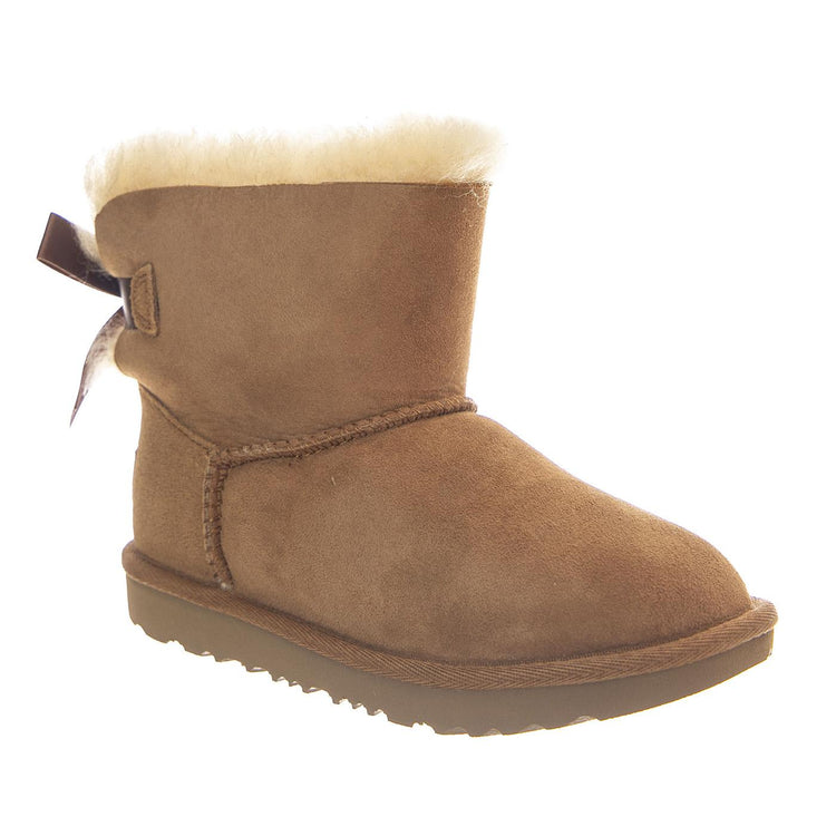 MINI BAILEY BOW II CHESTNUT - Stivaletti Bambino Marroni UGKBLBOWMCN1017397K . UGG 
