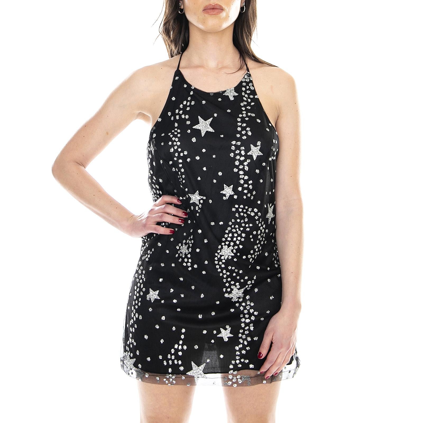  MRCZIGGYDRESS-SILBLK  MOTEL ROCKS 