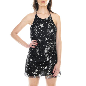  MRCZIGGYDRESS-SILBLK  MOTEL ROCKS 