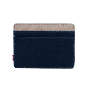 Charlie Cardholder Black Iris Twill - Portacarte Multicolore 30065 06231 HERSCHEL 