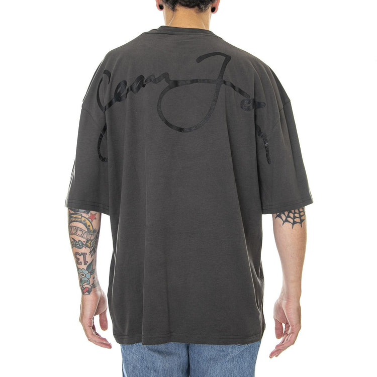 Script Logo Backprint Peached Tee 01 Black - Maglietta Girocollo Uomo Nera 6061644/222  SEAN JOHN 