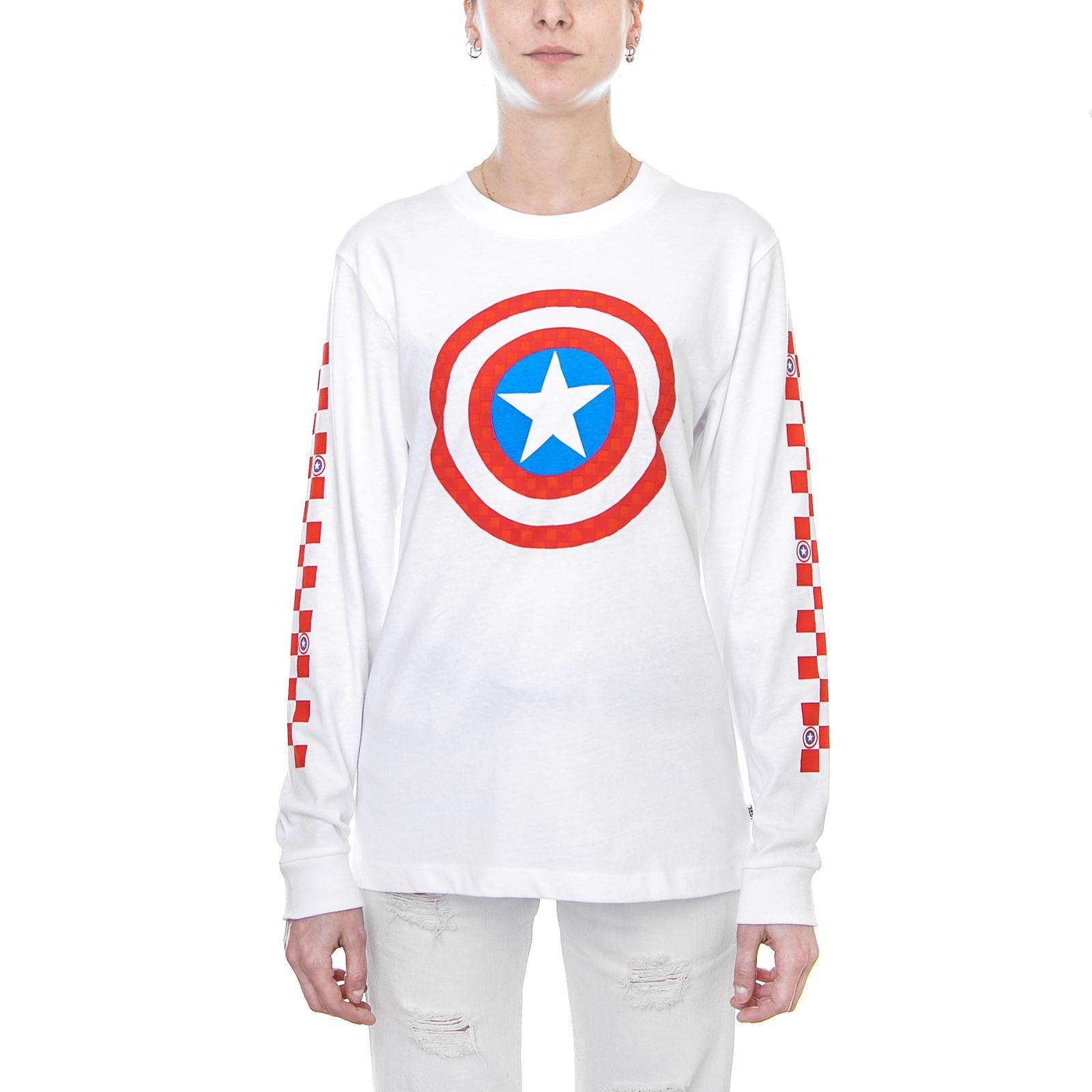 WM CAPTAIN SHIELDS LS - White VA3QX7WHT  VANS 