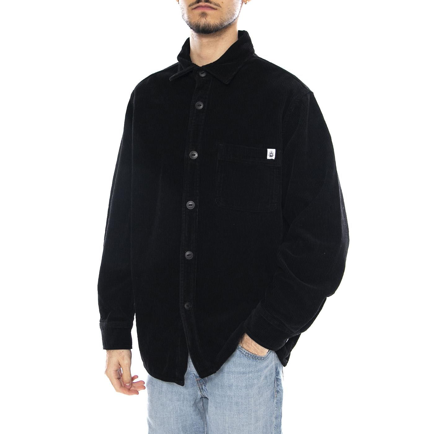 Ander Shirt LS -- Camicia Uomo Nera Maniche Lunghe I035767. 89.GD EDWIN 